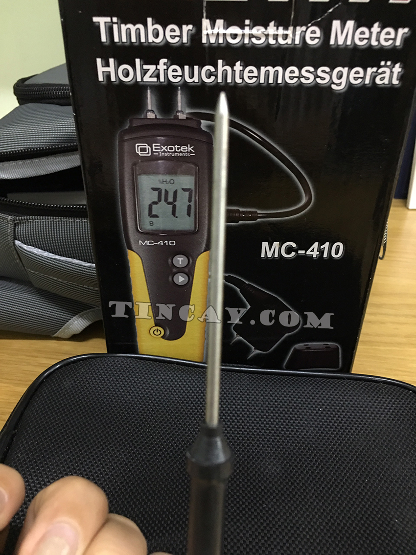 Máy đo độ ẩm gỗ Exotek MC-410