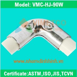 Khớp nối HJ-90 độ màu trắng