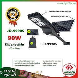 Đèn đường năng lượng mặt trời JD-9990s 90w