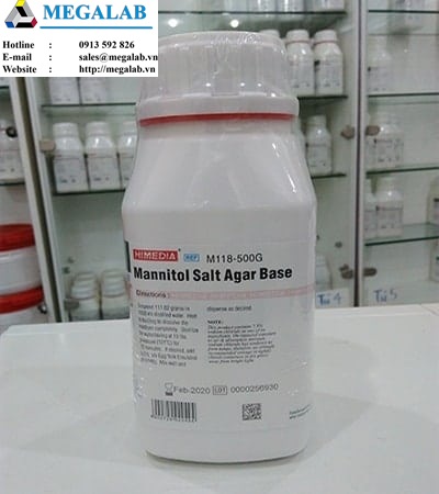 Mannitol Salt Agar | Code: M118-500g | Himedia - Ấn Độ