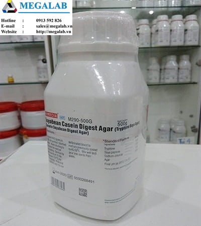 Soyabean Casein Digest Agar (Tryptone Soya Agar) | Code: M290-500g | Himedia - Ấn Độ