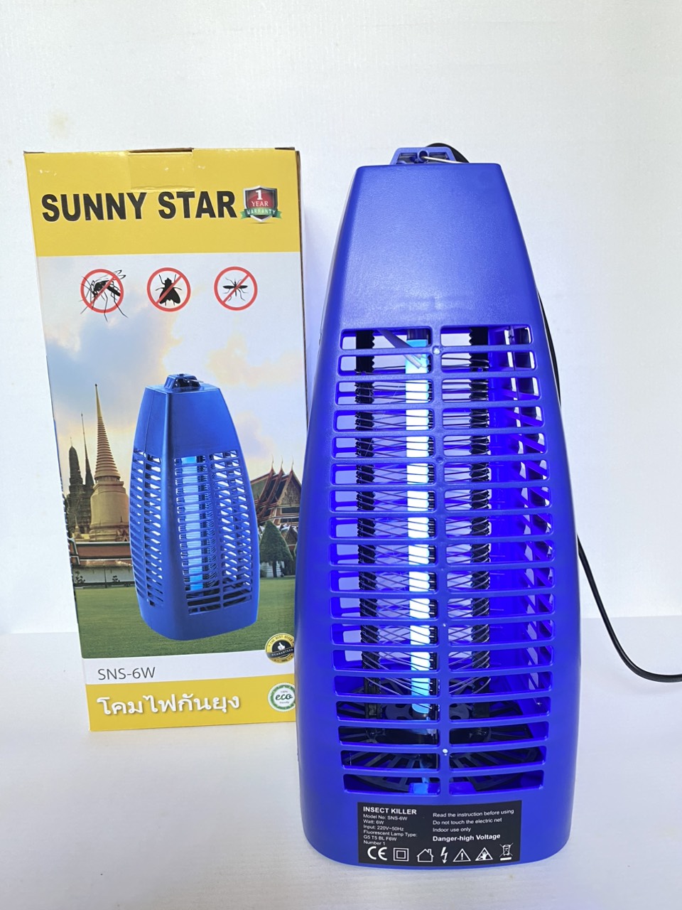 Đèn bắt muỗi Thái Lan SNS-6W