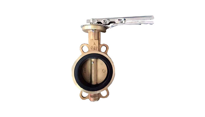 AL-Bronzed Body with Pin Handle Butterfly Valve