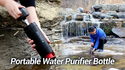 Bình lọc nước di động Purisoo giúp bạn uống nước sạch ở bất kỳ nơi đâu