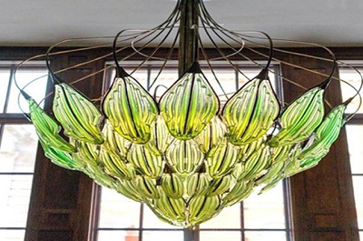 Chandelier Exhale - Đèn hút CO2 và thải khí oxy như cây xanh