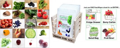Giữ thực phẩm tươi ngon bằng giấy Fresh Paper