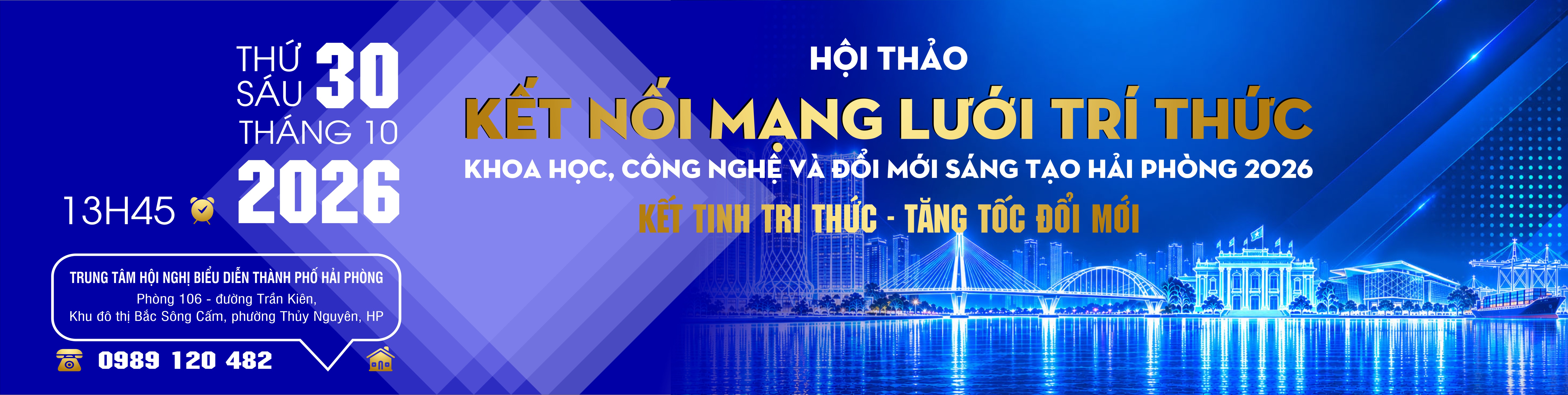 Hội thảo kết nối mạng lưới trí thức khoa học công nghệ và đổi mới sáng tạo năm 2026 – “Kết tinh tri thức, tăng tốc đổi mới”