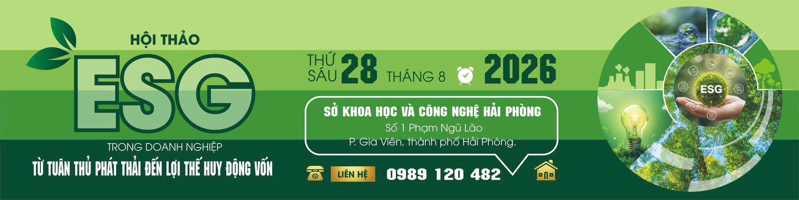 Hội thảo khoa học “ESG trong doanh nghiệp: Từ tuân thủ phát thải đến lợi thế huy động vốn”