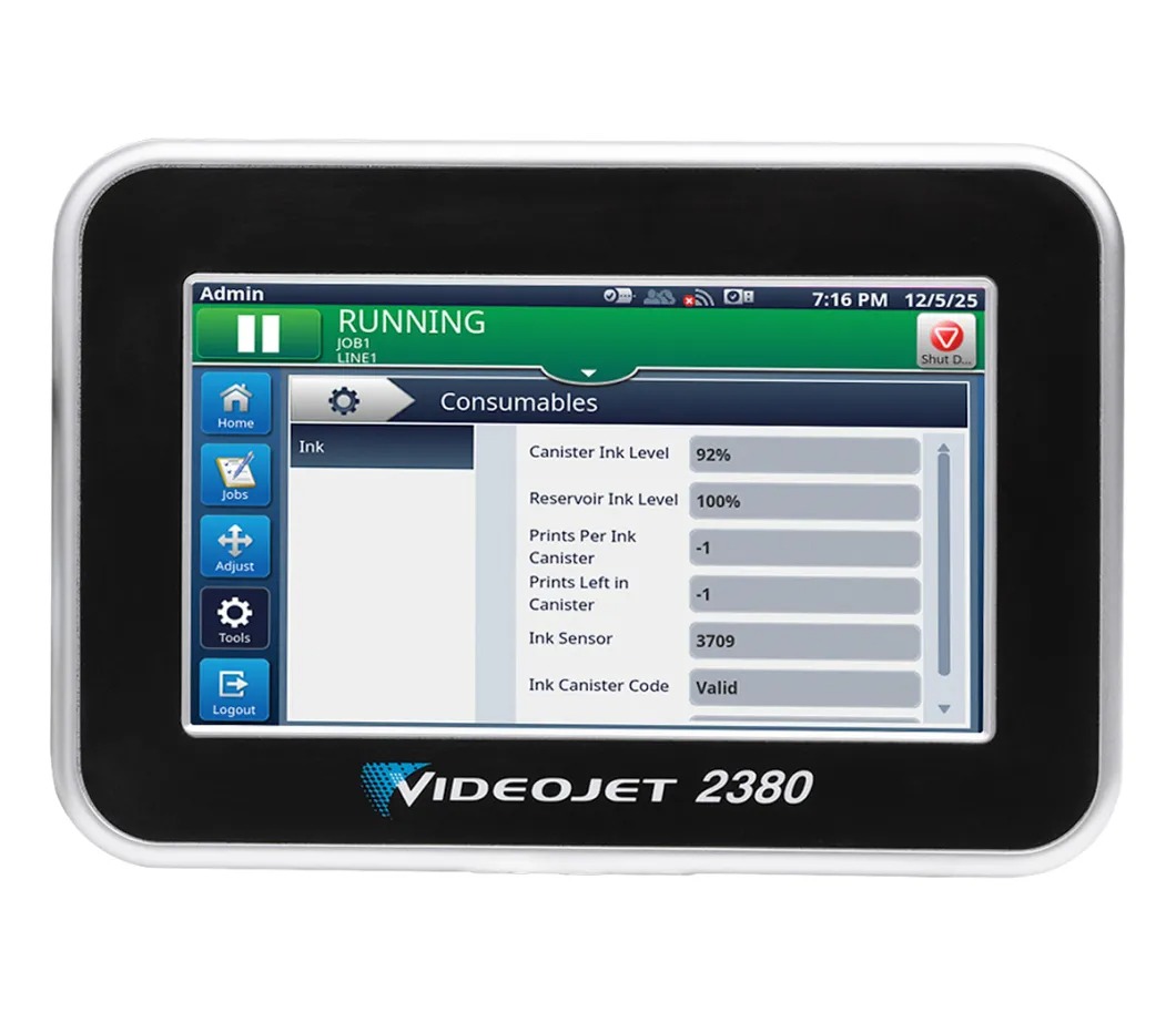 Máy in thùng carton độ phân giải cao Videojet 2380