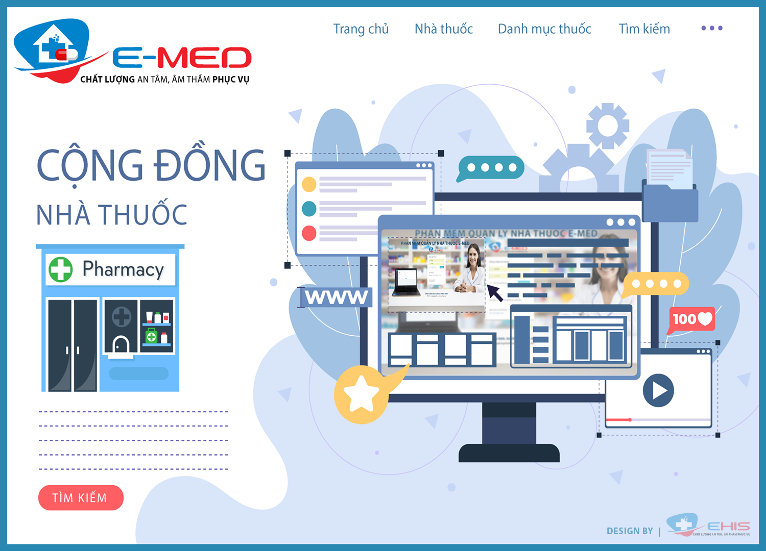 Phần mềm quản lý nhà thuốc E-Med