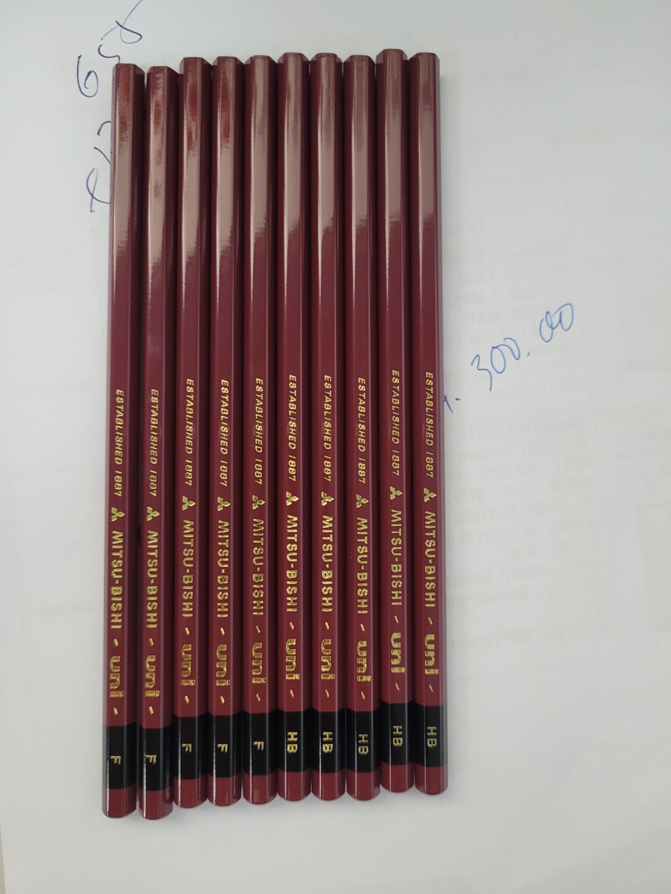 Bút chì đo độ cứng Hard Pencil Uni Mitsubishi Nhật 3H