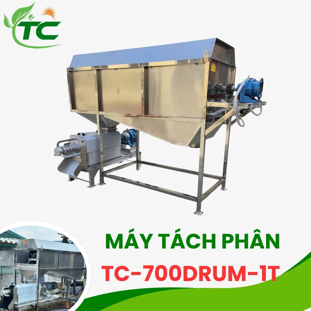 Máy tách ép phân TC700DRUM