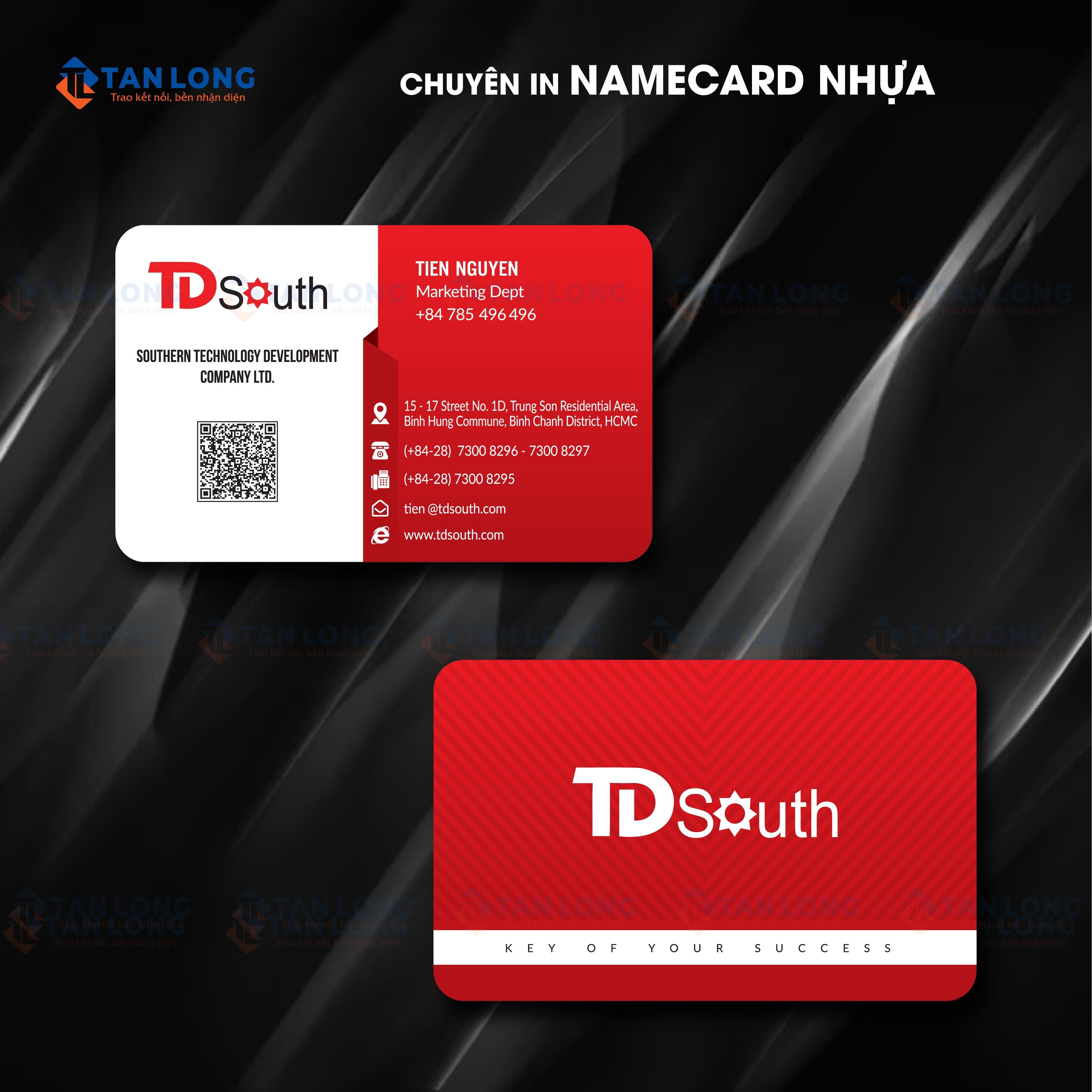 Thẻ Namecard- In thẻ nhựa theo yêu cầu