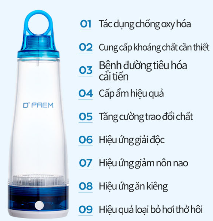 Máy tạo nước Hydro kiềm cầm tay DOD-200