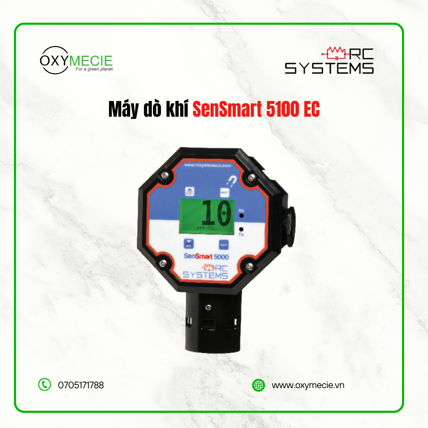 Máy dò khí SenSmart 5100 EC