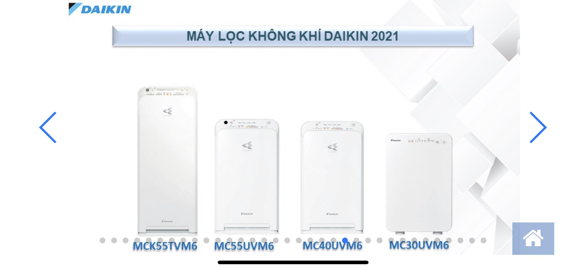 Máy lọc không khí Daikin MC30VVM-A
