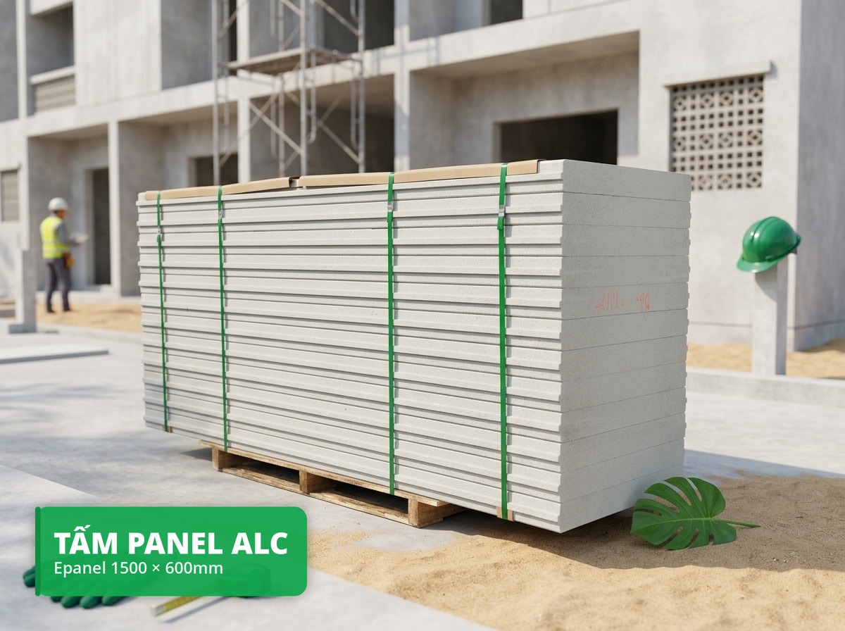 Tấm Panel ALC 1500x600