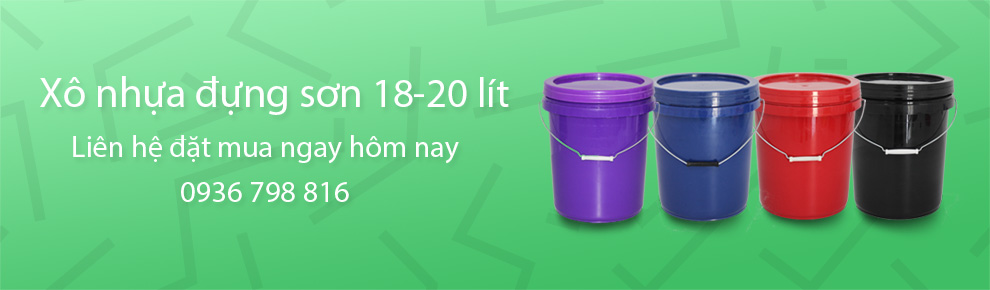 Xô nhựa 20 lít Vân Long