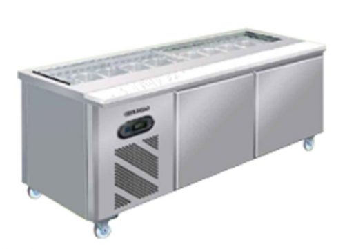 Bàn mát salad 2 cánh Berjaya BS2D-SSCF6/Z