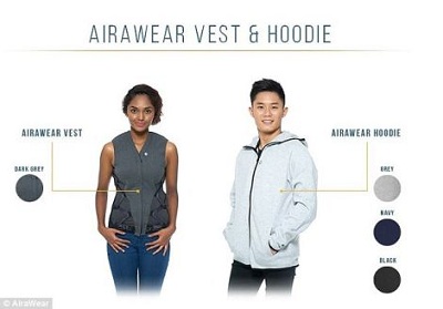 AiraWear - Áo mát xa thông minh