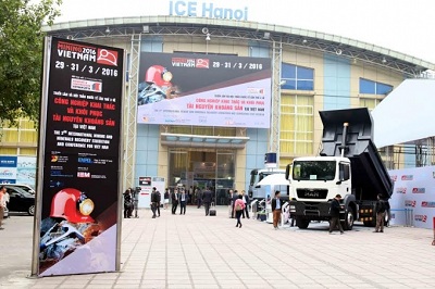 Khai mạc Triển lãm về Công nghệ khai khoáng và khôi phục tài nguyên lần thứ 3 (Mining Vietnam 2016)