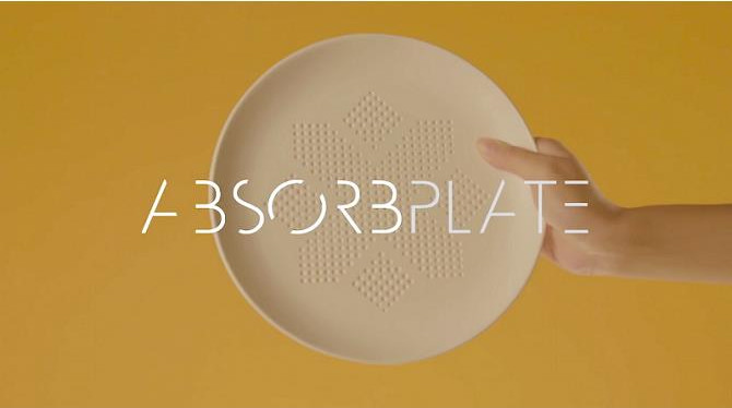 AbsorbPlate - Đĩa ăn thấm hút dầu giúp cắt giảm calo
