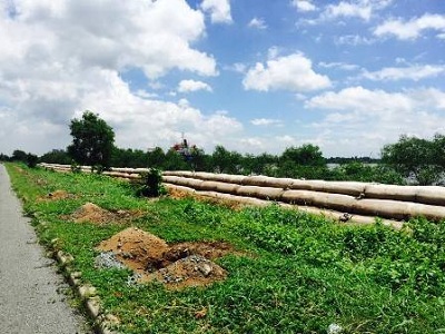 Chế tạo thành công ống mềm để làm đê bao bằng vật liệu dệt GM200