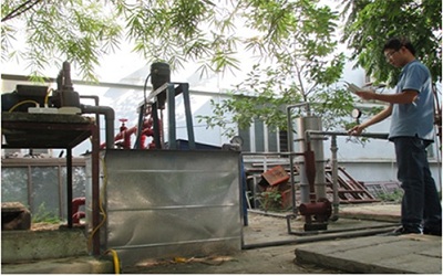 Chế tạo thành công thiết bị xyclon thủy lực tách cặn trong công nghệ xử lý nước mặt