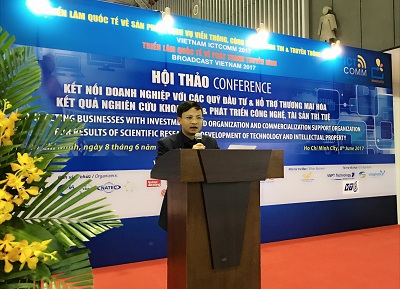 Đẩy mạnh kết nối doanh nghiệp với các quỹ đầu tư và hỗ trợ thương mại hóa kết quả nghiên cứu khoa học và phát triển công nghệ, tài sản trí tuệ