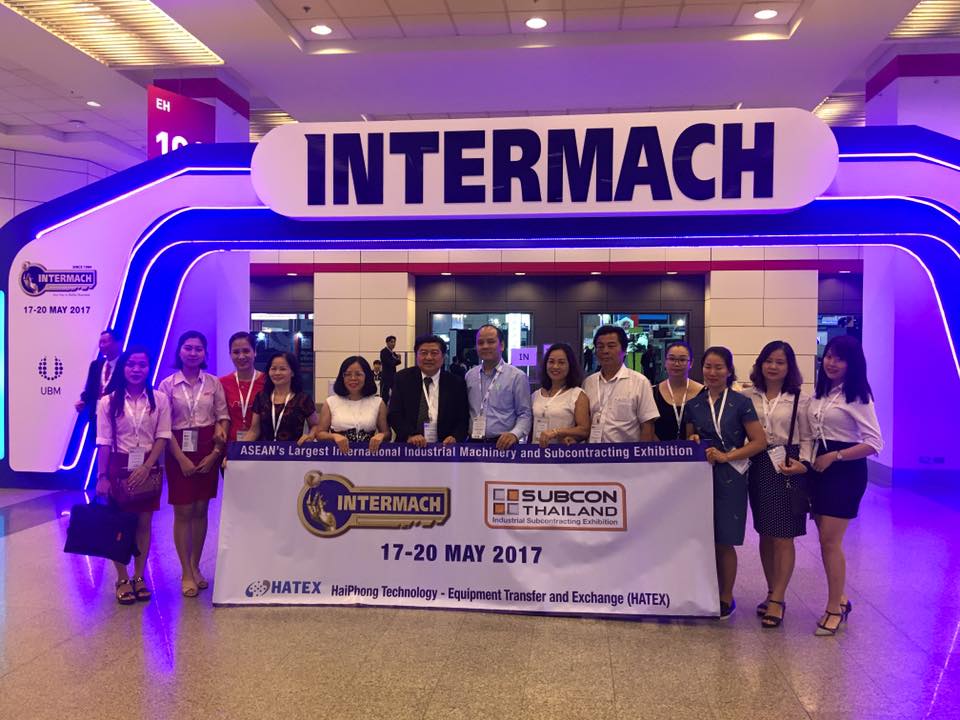 HATEX đồng hành cùng doanh nghiệp tham gia triển lãm Intermach và Subcon 2017 tại Thái Lan