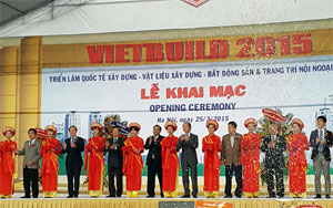1.350 gian hàng tại Triển lãm Quốc tế về xây dựng Vietbuild 2015