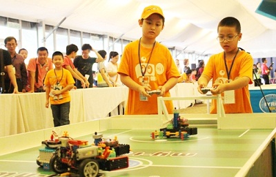 'Kỹ sư robot nhí' Việt Nam đạt giải Robotics quốc tế