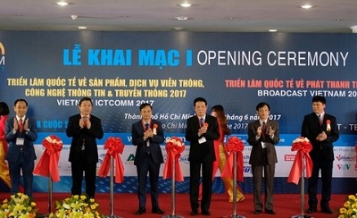 Nhiều giải pháp công nghệ thông minh được trình diễn tại Vietnam ICT COMM 2017