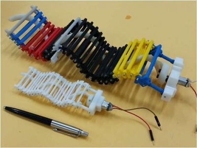 Phát triển thành công robot chuyển động dạng sóng đơn