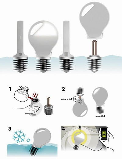 Thiết bị sạc Snow Energy có thể hoạt động mãi mãi chỉ với nước sôi và đá lạnh