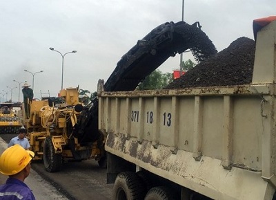 Thử nghiệm công nghệ cào bóc, tái sinh bê tông nhựa