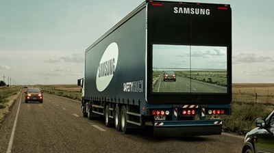 Samsung đã giới thiệu chiếc xe tải “trong suốt” - Safety Truck