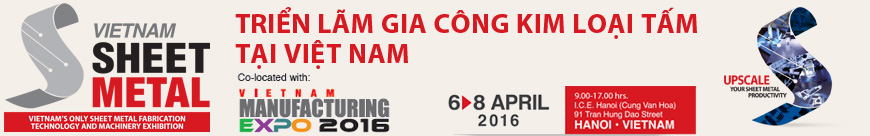 Triển lãm gia công cơ khí kim loại tấm tại Việt Nam 2016